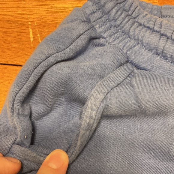 Mini Boden Kids Girls Size 9 Years Blue Knit Shorts Reversible Sequins Fearless - Picture 5 of 7